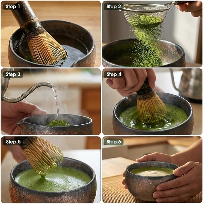 Matcha Whisk Set, 5-Piece Matcha Kit - Image 7
