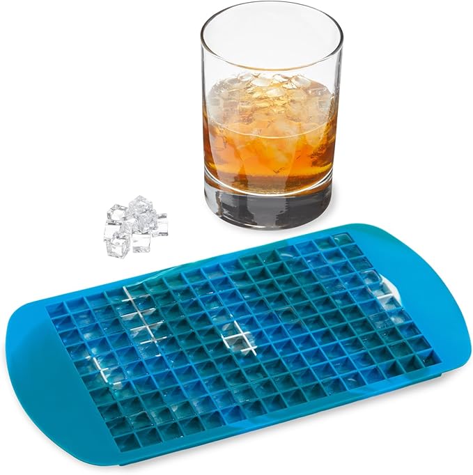 Host Mini Ice Cube Tray, Makes 160 Cubes, Durable Silicone Trays, Iced Coffee - Image 7