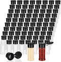 Amyhill 100 Pcs Plastic Spice Bottles Spice Jars by Amyhill