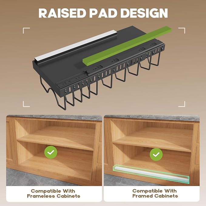 Pull Out Pots and Pans Organizer Under Cabinet, Expandable Sliding Lid Holder - Image 4