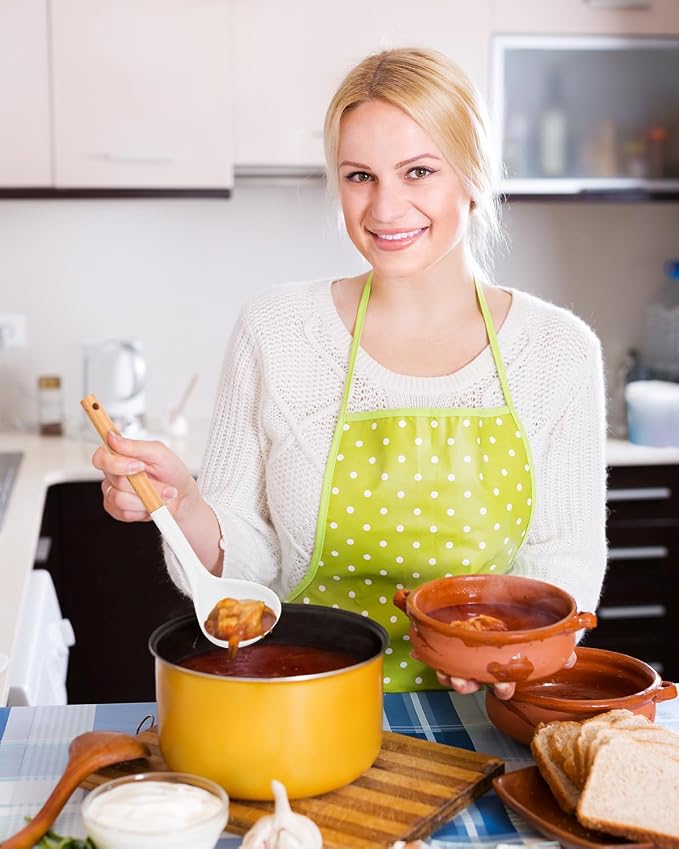 Pack of 2 Soup Ladle, Silicone Ladle Spoon - Image 5