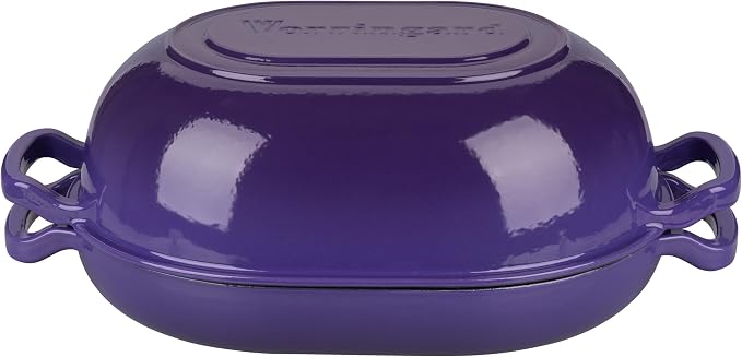 VORRINGARD Enameled Cast Iron Sourdough Bread Oven, Dutch Oven, Loaf Cast Iron - Image 7