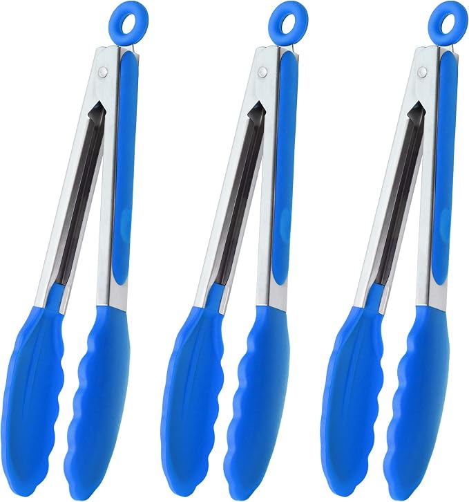 HINMAY 9-Inch Cooking Tongs by HINMAY