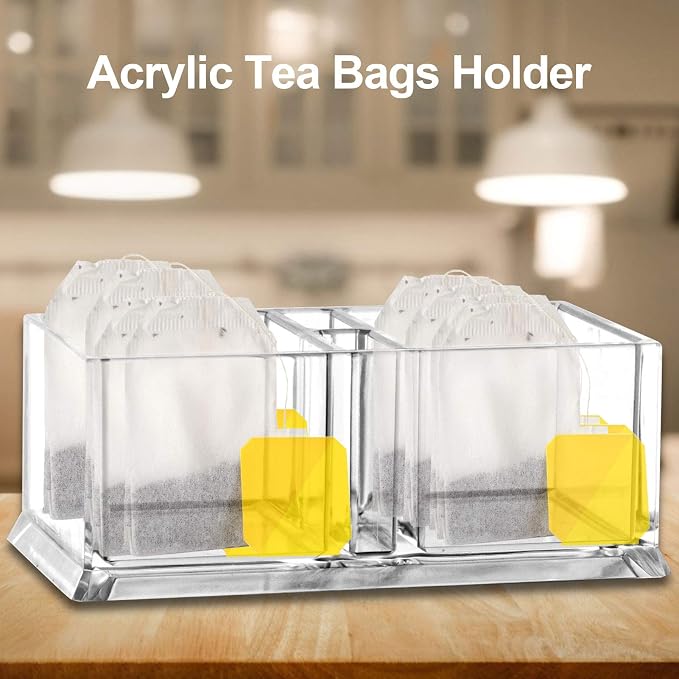Coffee Sugar Bags Holder for Drink Packet Organizer, 5.8x3.2x2.36 inch Tea Bag - Image 3
