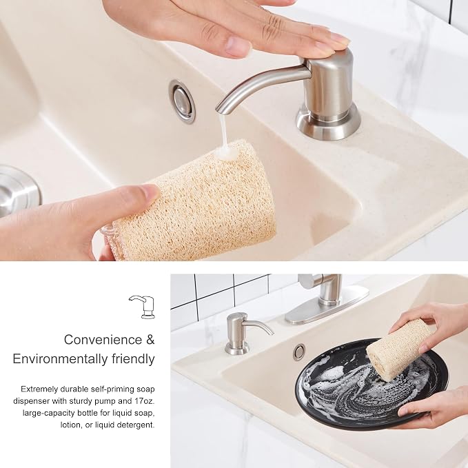 GAGALIFE Built in Sink Soap Dispenser or Lotion Dispenser - Image 7