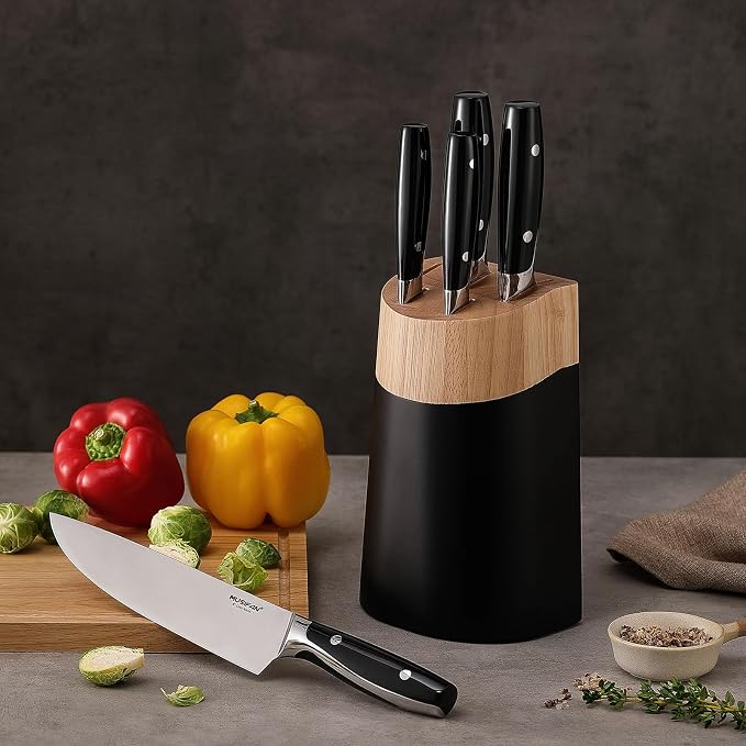 6-Piece Knife Block Sets，Stainless Steel Kitchen Knife Set - Image 8