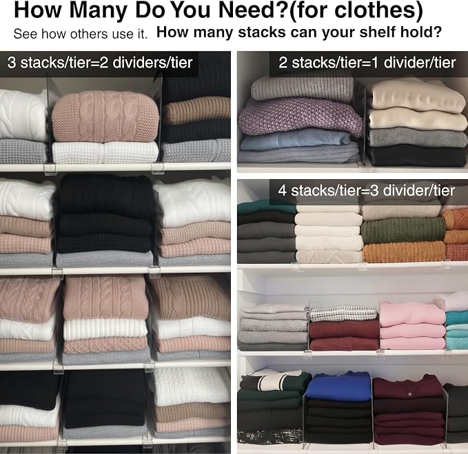 SortNStore Shelf Dividers Purse Organizer - Image 8