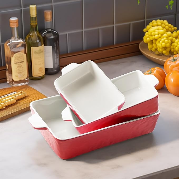 Casserole Dishes for Oven, Ceramic Baking Dishes, Lasagna Pan - Image 6
