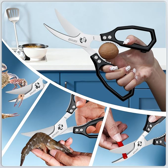 HUUSK Black Kitchen Scissors Set - Image 4