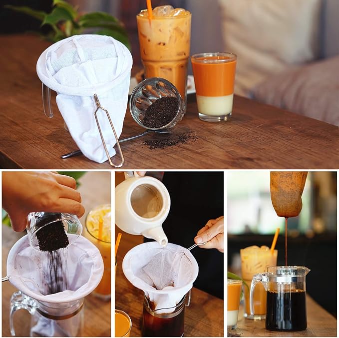 Disposable Tea Filter Bags for Loose Leaf Tea, Unbleached Natural Paper - Image 2
