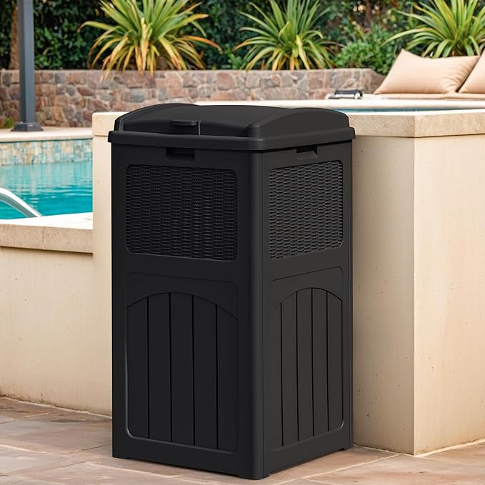 Greesum 33 Gallon Outdoor Trash Can - Image 5