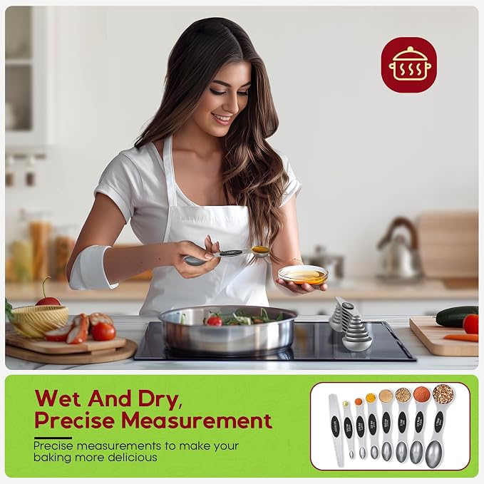Magnetic Measuring Spoons Set - Image 4