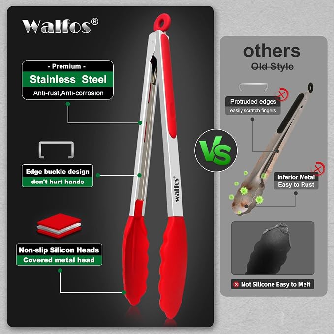 Walfos Kitchen Tongs - Image 8