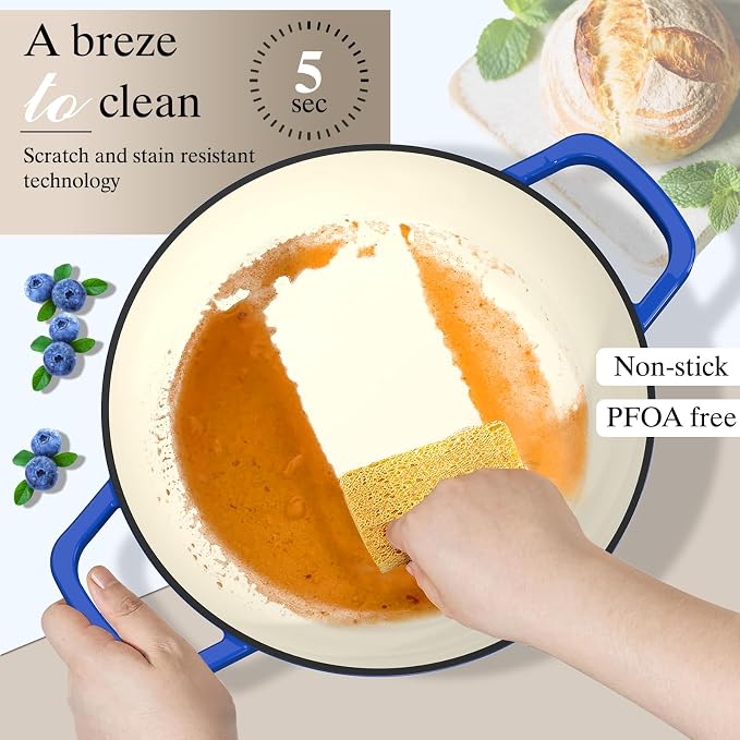 Enamelled Cast Iron Dutch Oven Pot – Dutch Oven Pot - Image 5