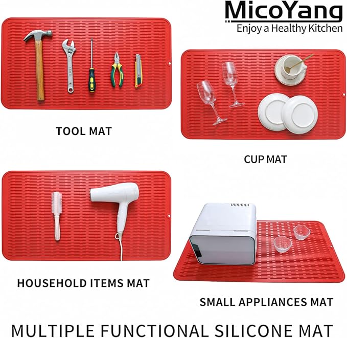 MicoYang Silicone Dish Drying Mat - Image 3