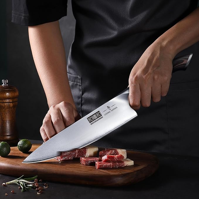 HOSHANHO Knife Set with Magnetic Knife Holder, 6 Pieces Japanese High Carbon - Image 5