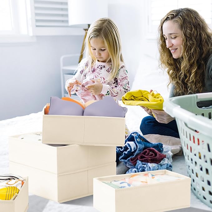 【FAMILY PACK】Drawer Organizer Clothes, 20 Pack Dresser Organizer Bins - Image 7