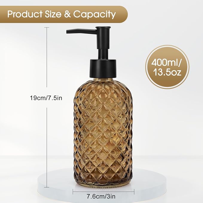 Topsky Gem Glass Soap Dispenser - Image 4