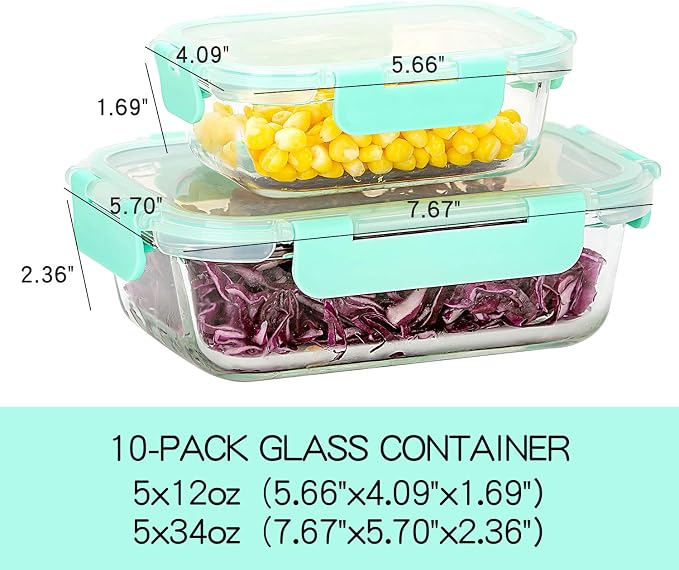 C CREST Glass Food Storage Containers - Image 2