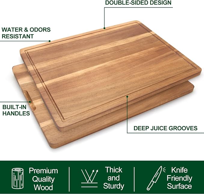 20" XL Extra Large Wooden Cutting Boards - Image 4