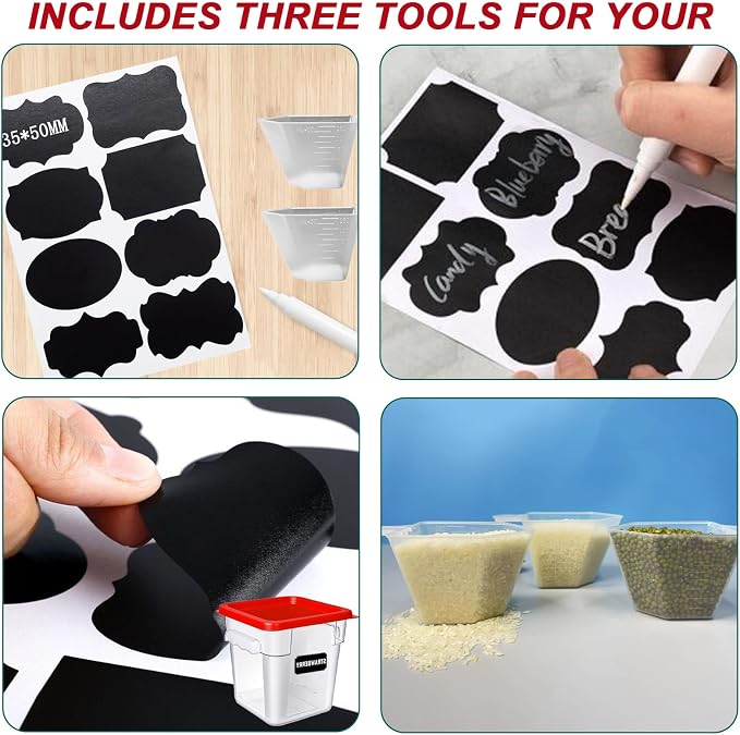 4 Pack 4QT Food Storage Containers - Image 9