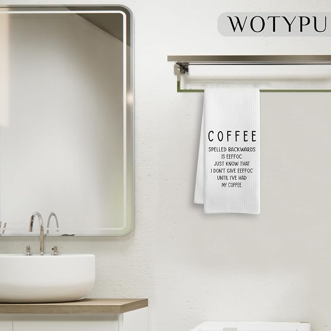 Funny Coffee Kitchen Towels, Gifts - Image 5
