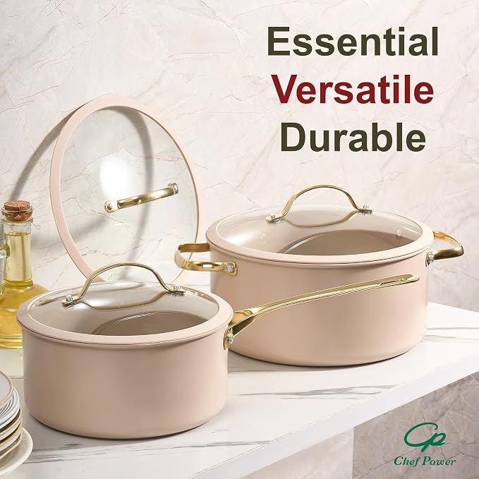 Chef Power Ceramic Cookware Sets, Cookware Set - Image 7