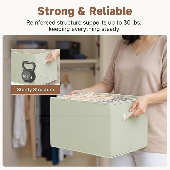 StorageWorks Storage Basket for Shelves, Closet Organizers and Storage Baskets - Image 7
