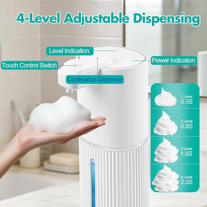 Automatic Soap Dispenser, Foaming Soap Dispenser Touchless - Image 4