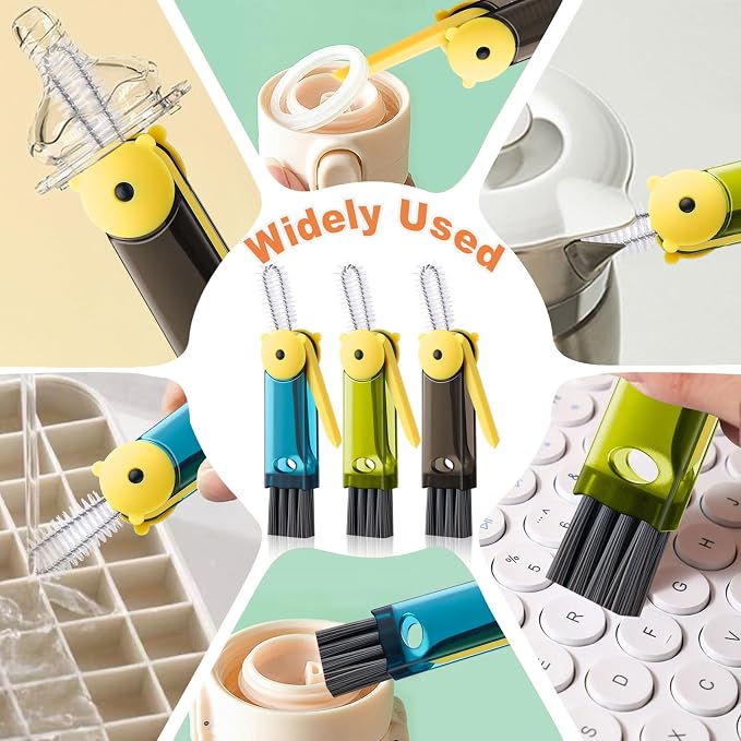 3 in 1 Cup Lid Cleaning Brush, Portable Gap Cleaner Brush - Image 6