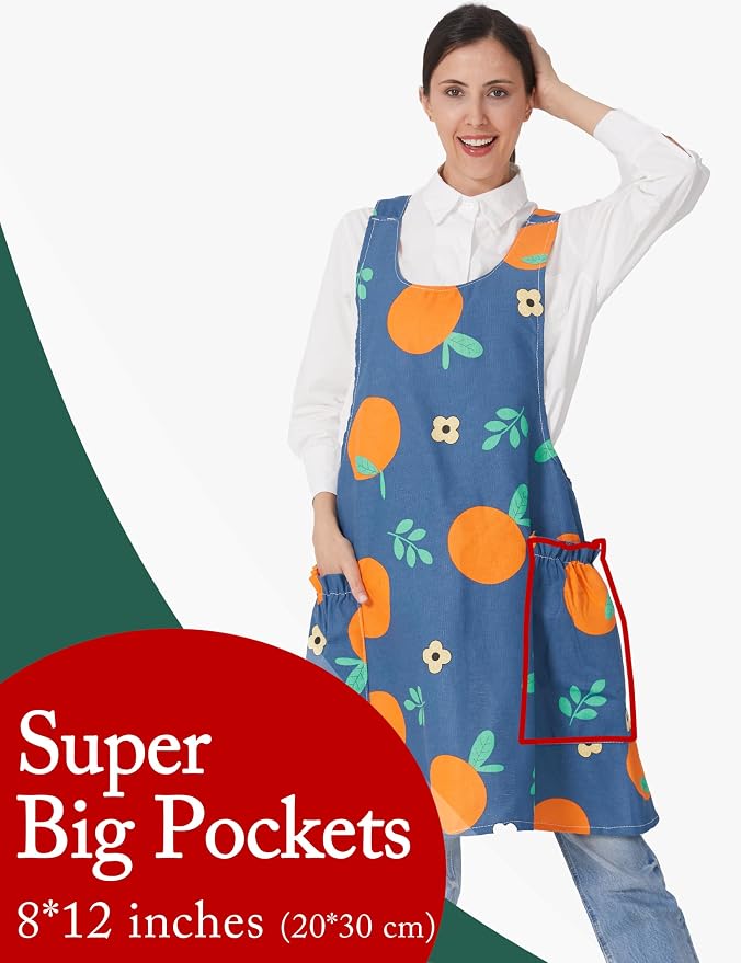 Cozy Adjustable Cross Back Aprons - Image 2