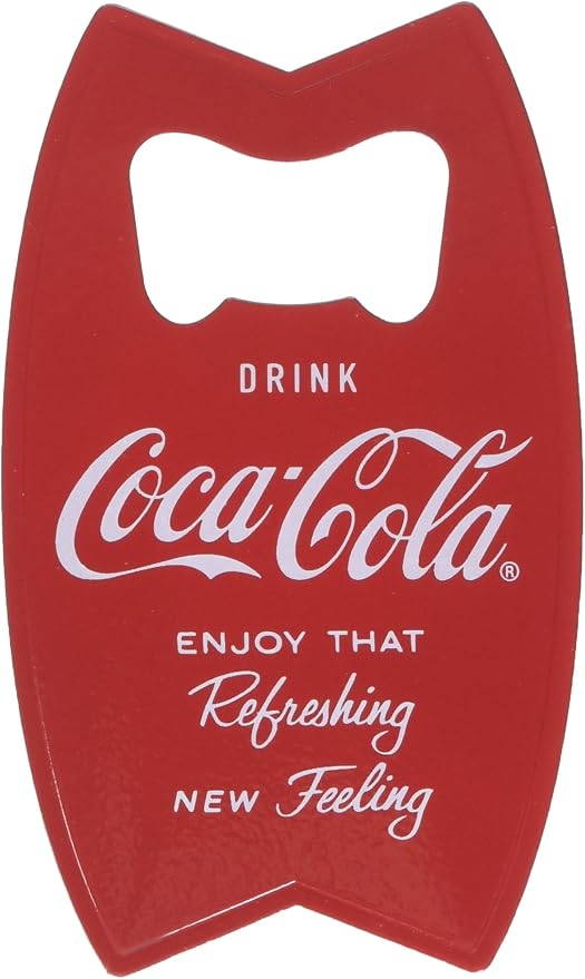 Tablecraft Stainless Steel Coca-Cola Bottle Opener Fridge Magnet by TableCraft