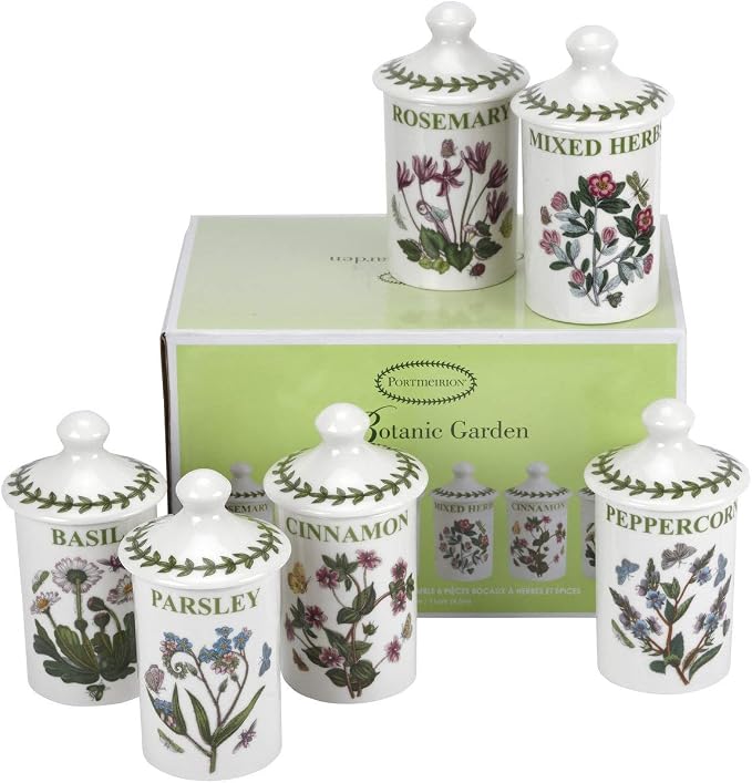Portmeirion 634268 Botanic Garden Spice Jars by Portmeirion