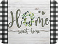 Giwawa Home Sweet Home Dish Drying Mat 18x24 Inch Spring Summer Green Leaf by Giwawa