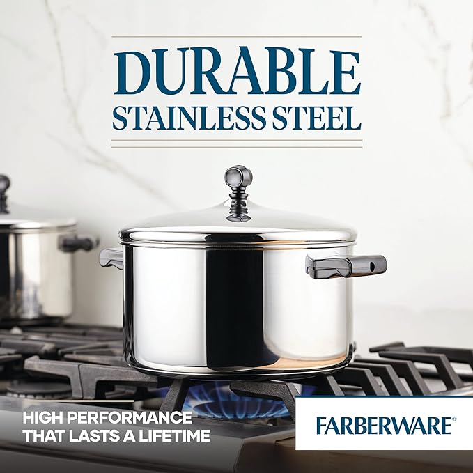 Farberware Classic Stainless Steel 6-Quart Stockpot - Image 2