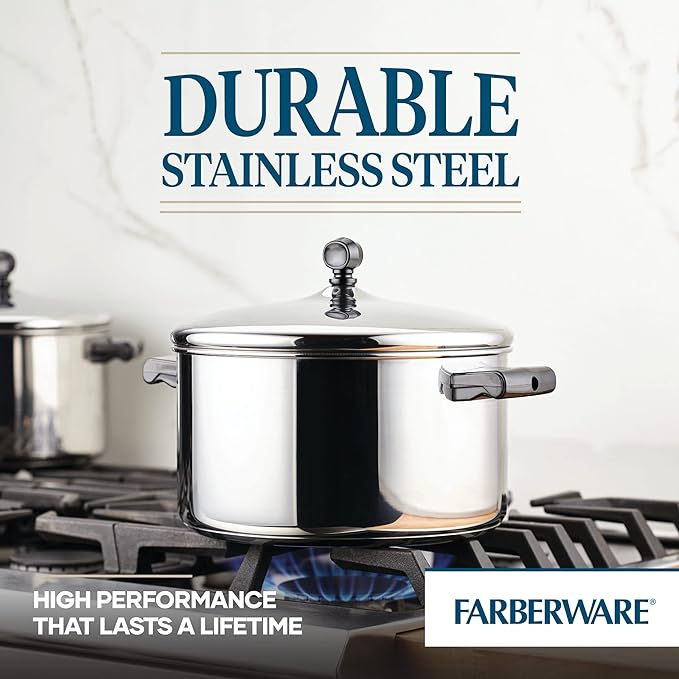 Farberware Classic Stainless Steel 6-Quart Stockpot - Image 2