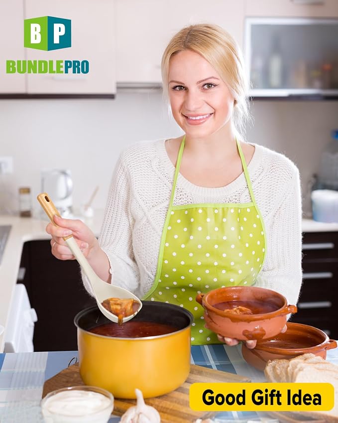 Silicone Soup Ladle and Spaghetti Spoon Set - Image 7