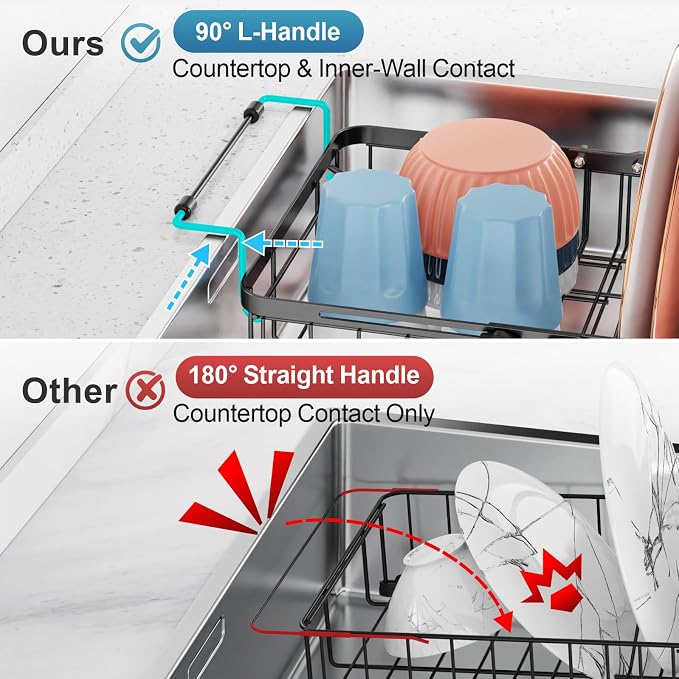 iSPECLE Expandable Dish Drying Rack - Image 3