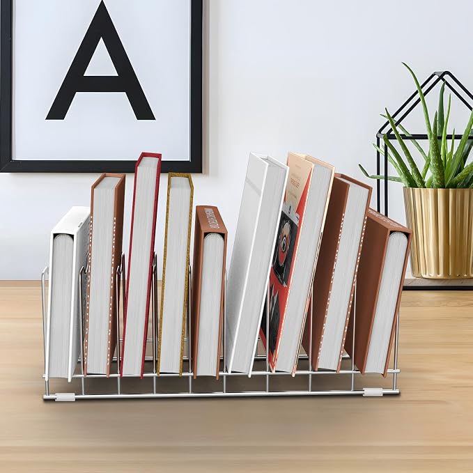 FLSEPAMB Lid Organizer Pot Lid Organizer 10-Tier Pot Lid Rack Holder Suitable - Image 5