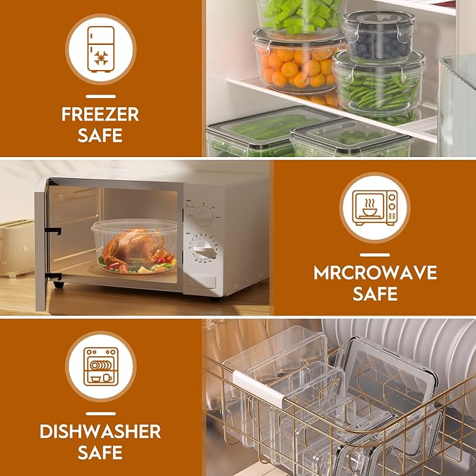 48 PCS Food Storage Containers - Image 4