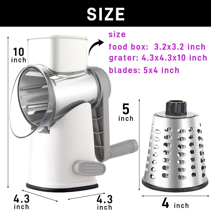 Weltonhm Rotary Cheese Grater - Image 9