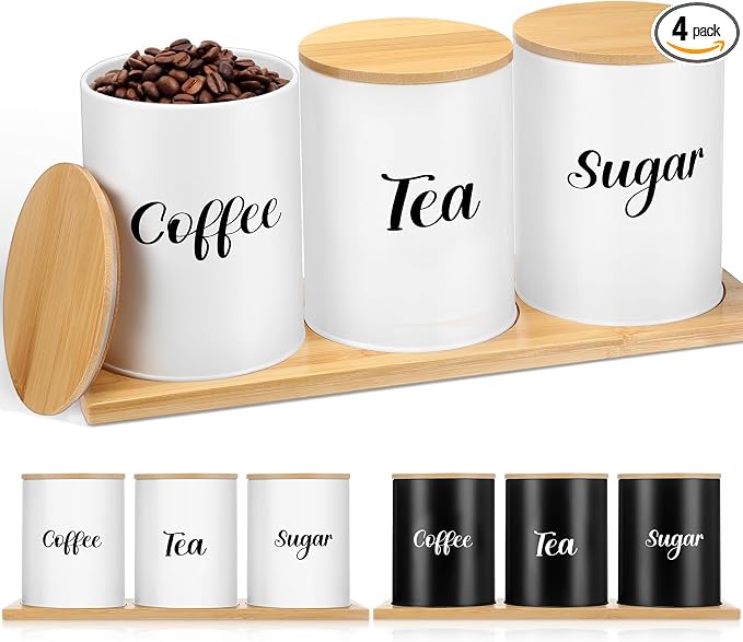 Reallnaive Coffee Tea Sugar Container Set by Unknown