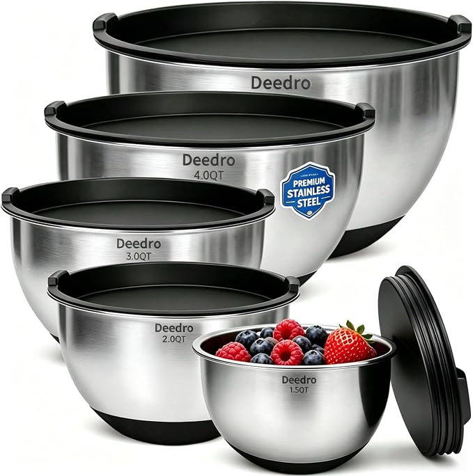 Deedro Premium Mixing Bowls by Deedro