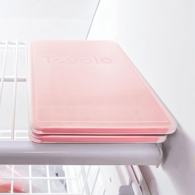Tovolo Mini Ice Cube Tray with Lid Pack of 2 Small Ice Maker - Image 7