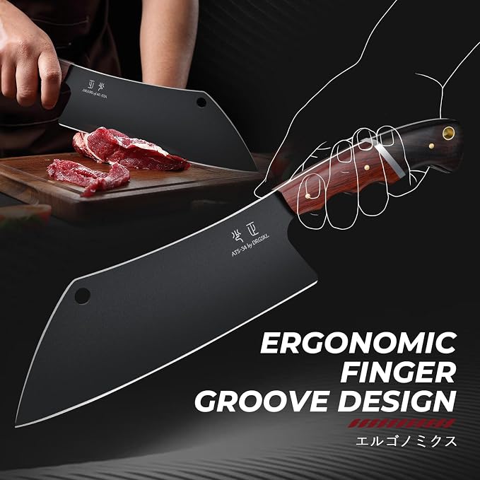 DRGSKL Meat Cleaver Knife 8inch - Image 3