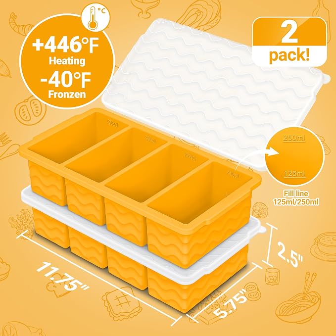 Doasuwish Silicone Freezer Tray - Image 2