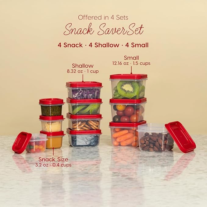 IRIS USA 24 PC Plastic Food Storage Containers - Image 2