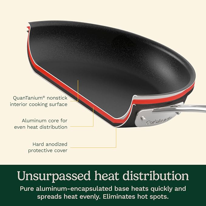 Cuisinart Chef's Classic™ Nonstick Hard Anodized 17 Piece Set w/Tempered Glass - Image 5