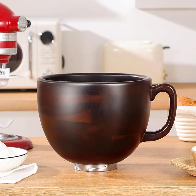 ULTICOR Premium Walnut Wood Mixing Bowl - Image 5