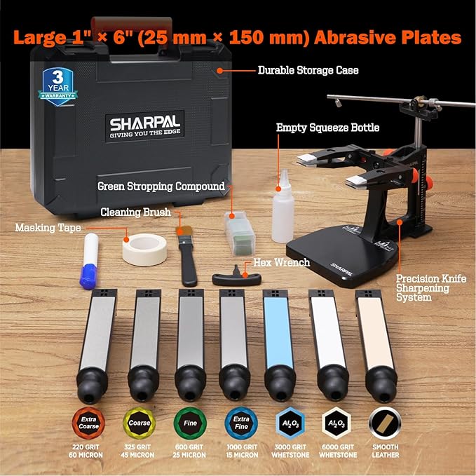 SHARPAL 202H Precision Knife Sharpening System–Adjustable Angle 10–35° Knife - Image 2